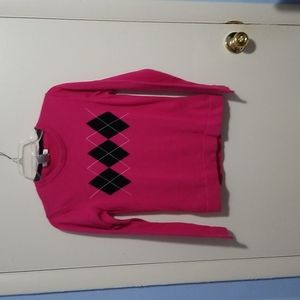 Aurea Golf Essentials S Pink, Black and White Sweater